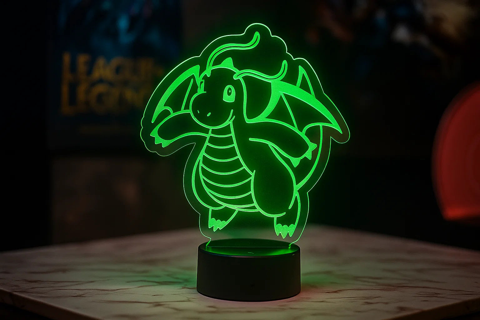 Dragonite LED Light-Up Stand | Premium Collectible Display