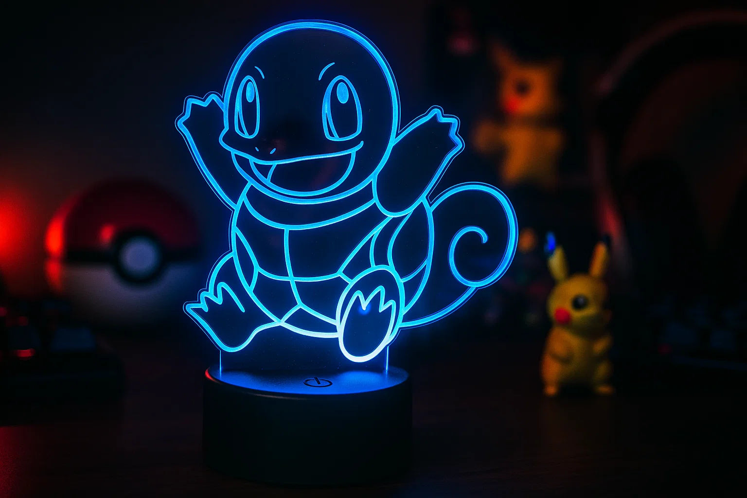 Squirtle LED Light-Up Stand | Premium Collectible Display