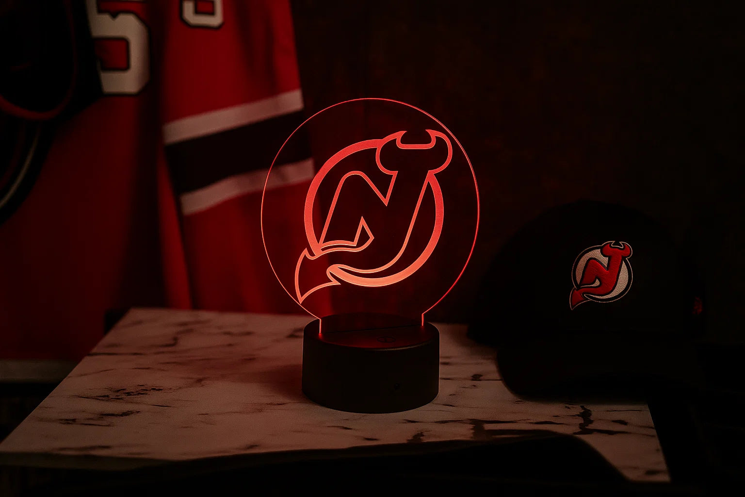 Wireless Mini Acrylic LED Light-Up Stand – Devils Collectible Display